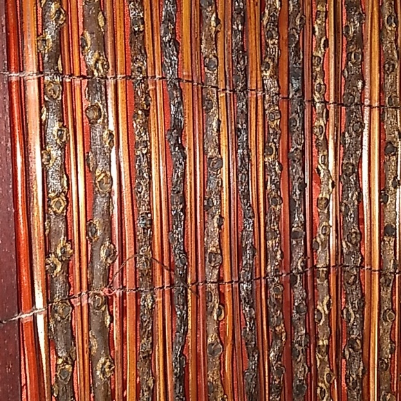 Beautiful Vintage Ecco Natural Twig & Wood Purse. - Picture 7 of 12